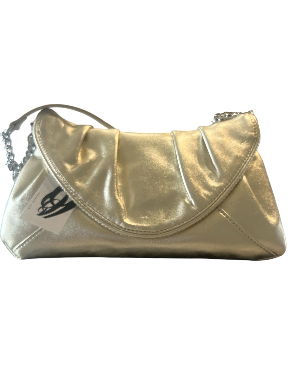 Nine West Gold Bag With Removable Strap NEW with tags